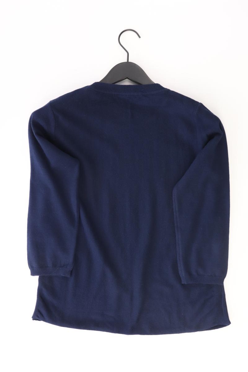 Hekla & Co. Feinstrickpullover Gr. S blau aus Viskose