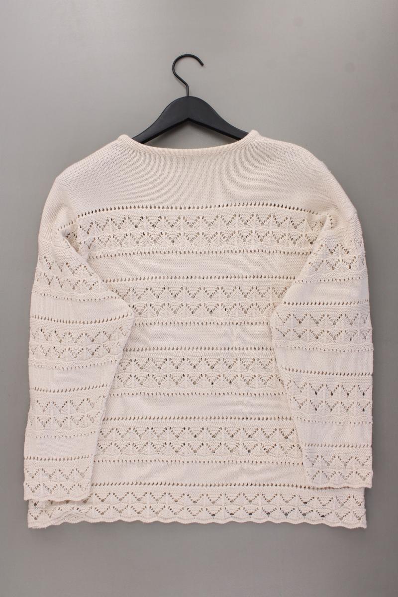 Lucia Feinstrickpullover Gr. 44 Vintage creme aus Baumwolle