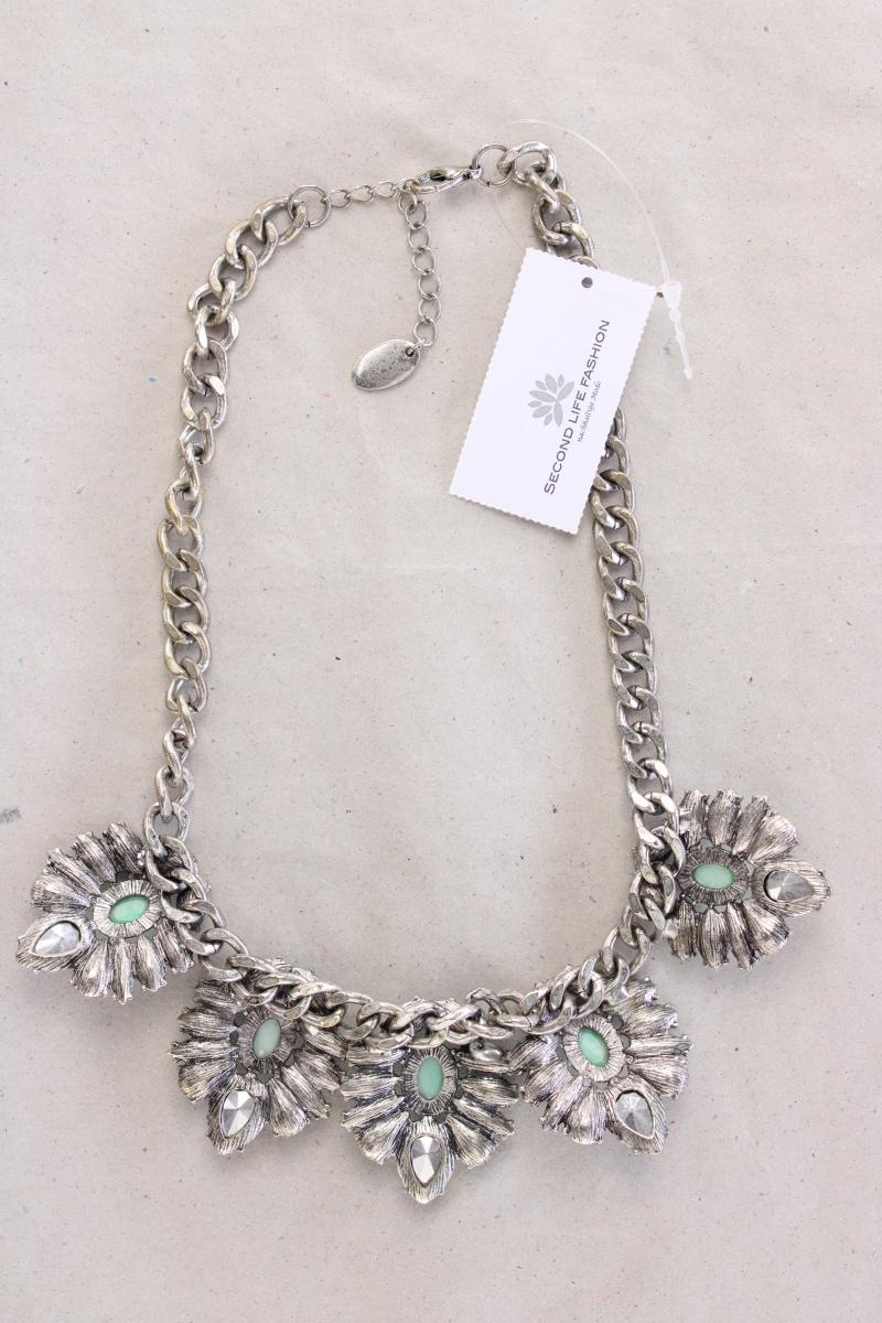 Mango Halskette silber