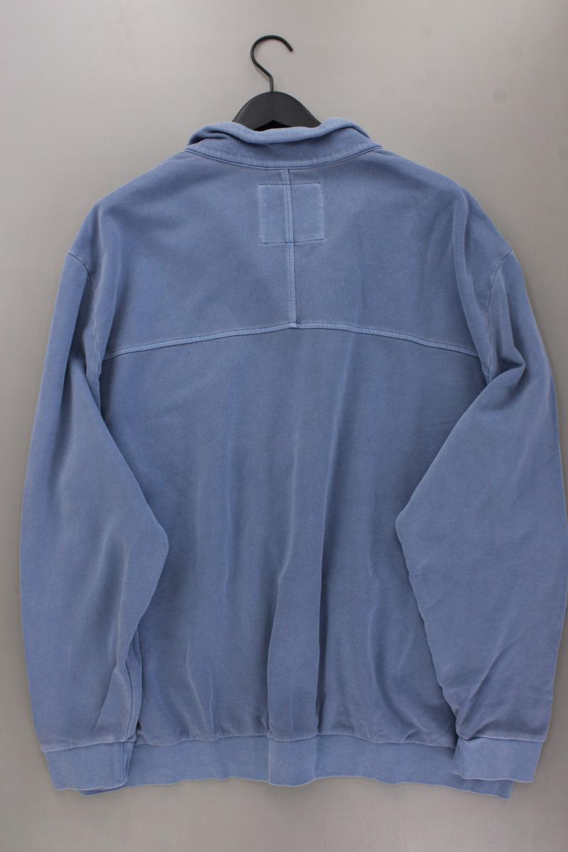 Brax Cardigan Gr. 6XL für Herren Gr. XXXL Langarm blau aus Baumwolle