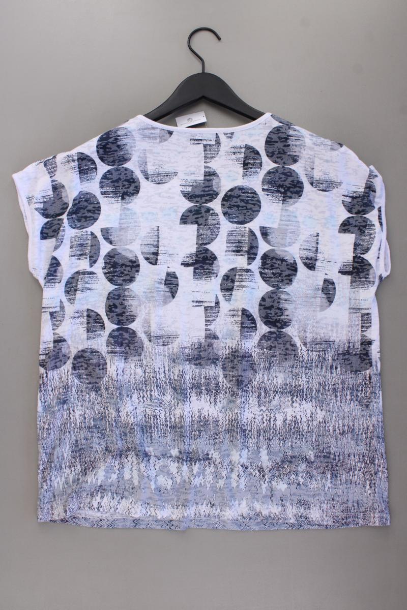 estelle jolie Printshirt Gr. 44 Kurzarm blau aus Polyester