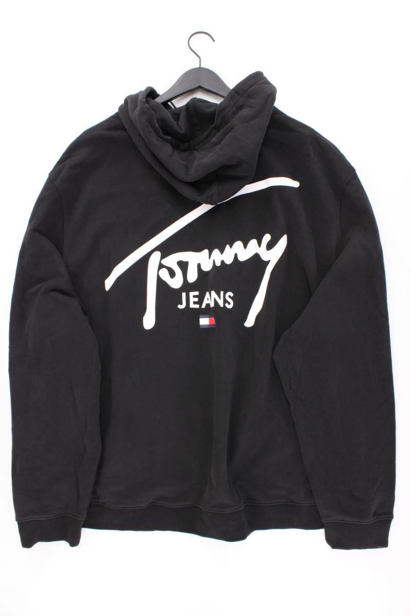 Tommy Jeans Hoodie Gr. 6XL für Herren Gr. XXXL schwarz aus Baumwolle