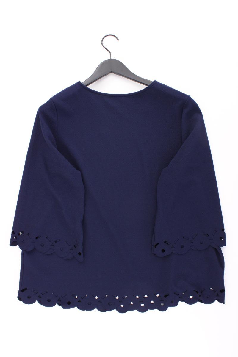 Nala Classic Bluse Gr. 46 neuwertig 3/4 Ärmel blau aus Polyester
