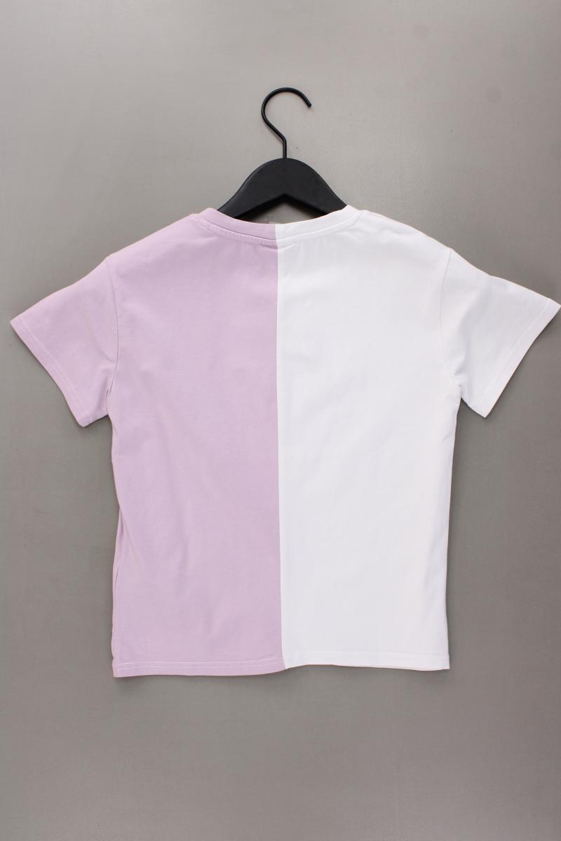 KARL KANI Cropped Shirt Gr. M Kurzarm lila aus Baumwolle