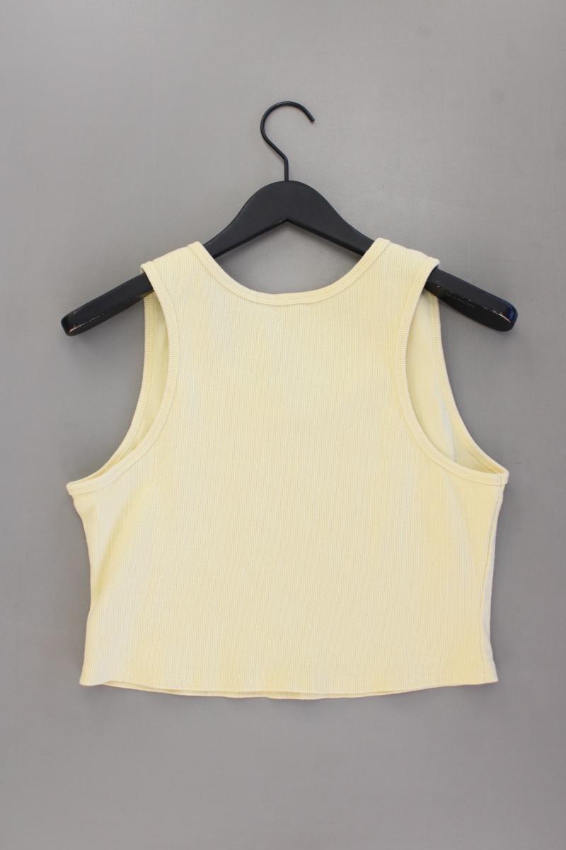 Self Crop Top Gr. 44 gelb aus Baumwolle