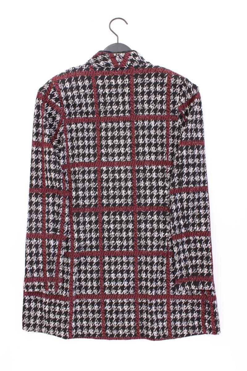 dreamstar Strickjacke Gr. S hahnentritt Langarm grau aus Polyester
