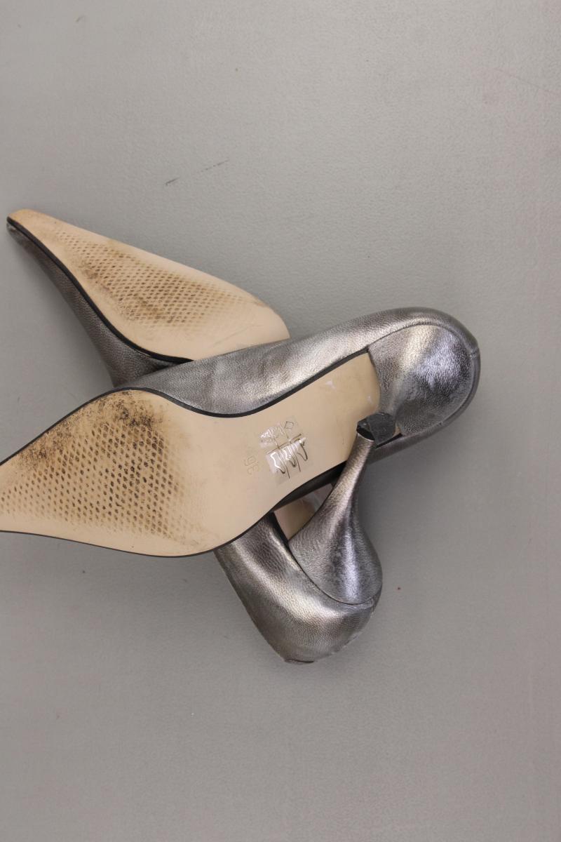 YKX & Co Pumps Gr. 36 silber aus Leder