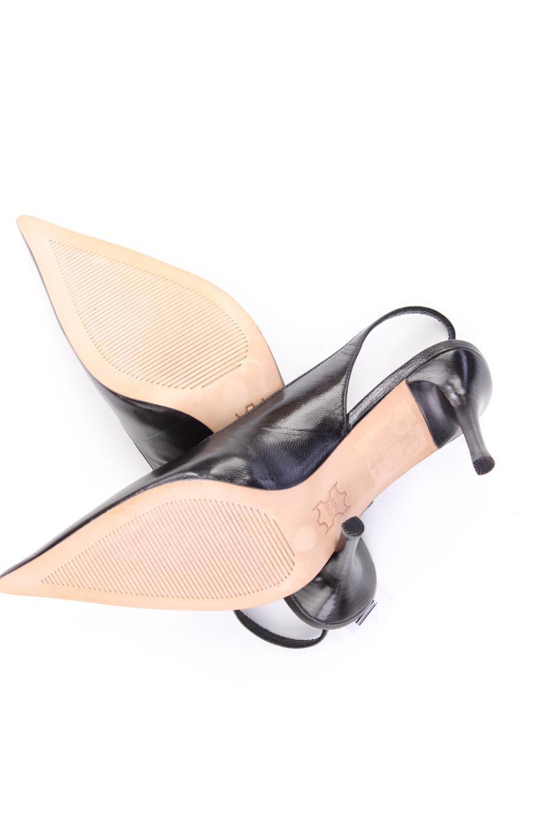 oxmo Sling-Back Pumps Gr. 36 neuwertig schwarz aus Leder