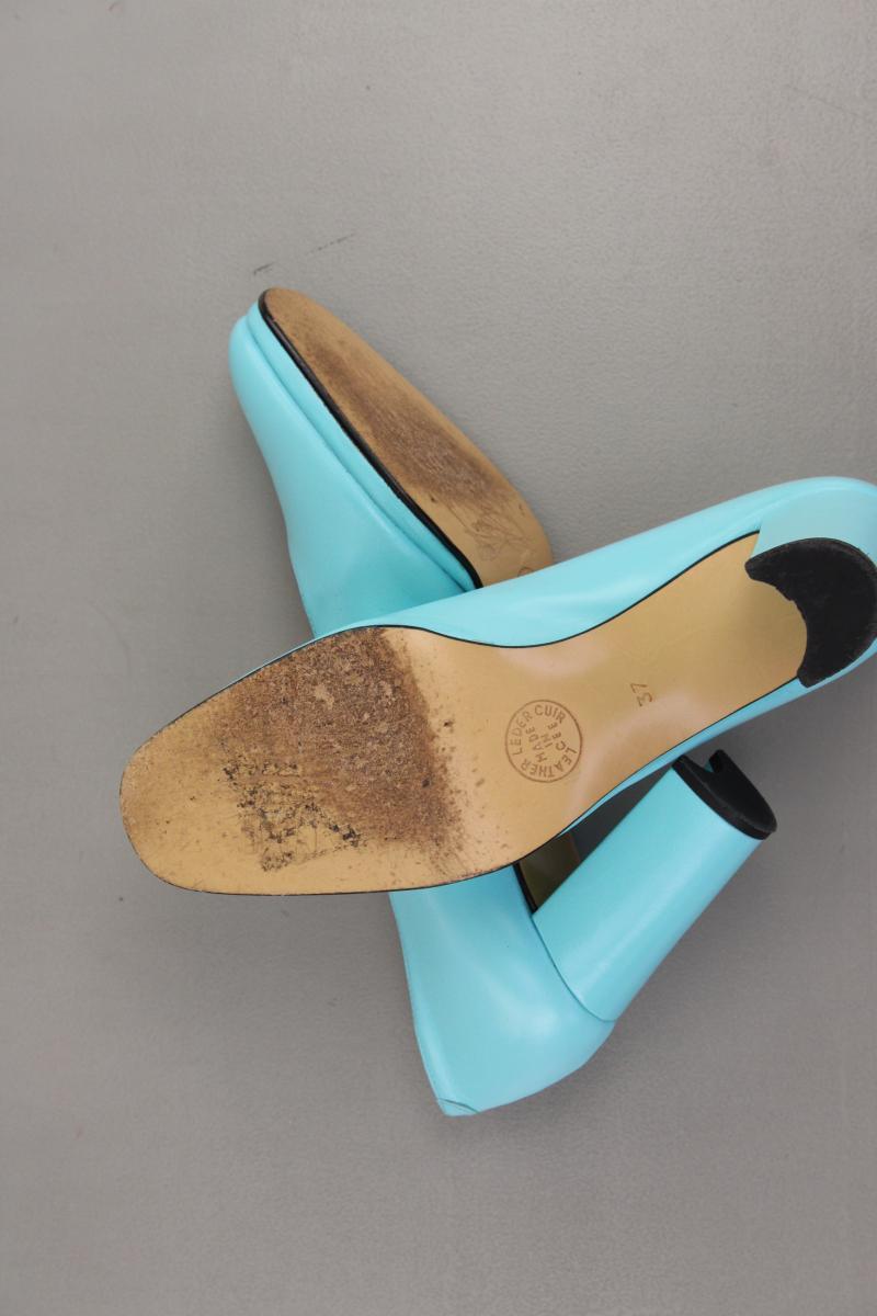 Chillany Pumps Gr. 37 türkis aus Leder