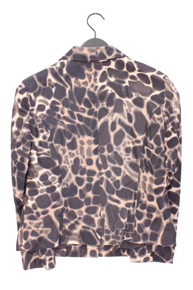 Passport Classic Blazer Gr. 38 mit Tierdruck neuwertig braun aus Polyester