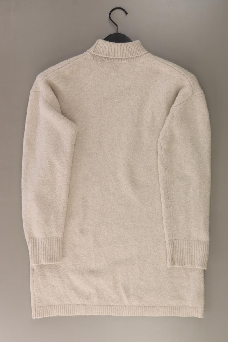 Zara Rollkragenpullover Gr. S creme aus Polyester