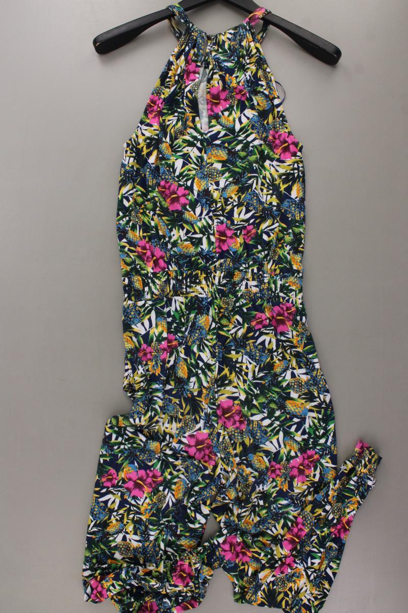 edc by Esprit Langer Jumpsuit Gr. S mit Blumenmuster mehrfarbig aus Viskose