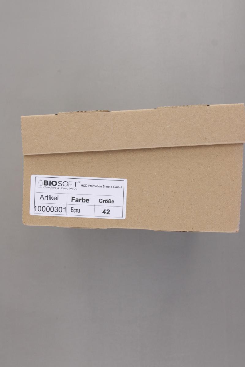 Biosoft Sandalen Gr. 42 neu mit Etikett grau aus Kunstleder