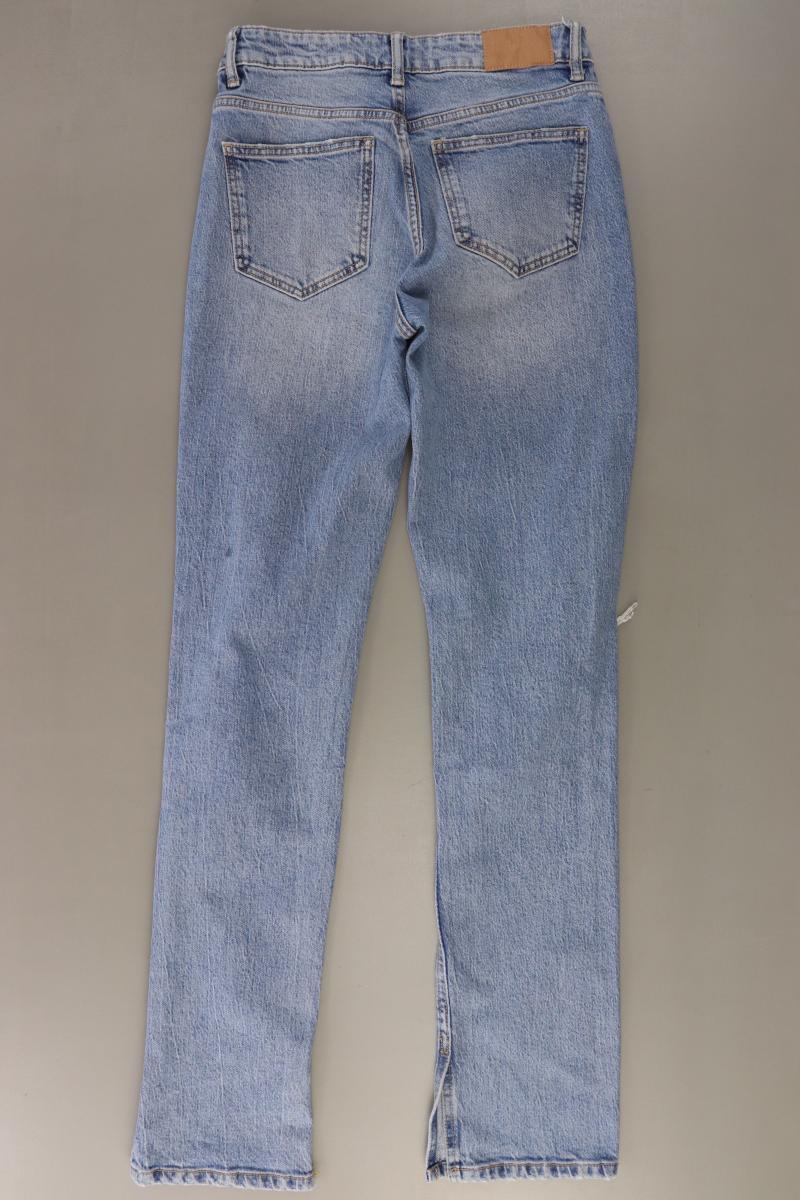 Zara Straight Jeans Gr. 36 blau aus Baumwolle