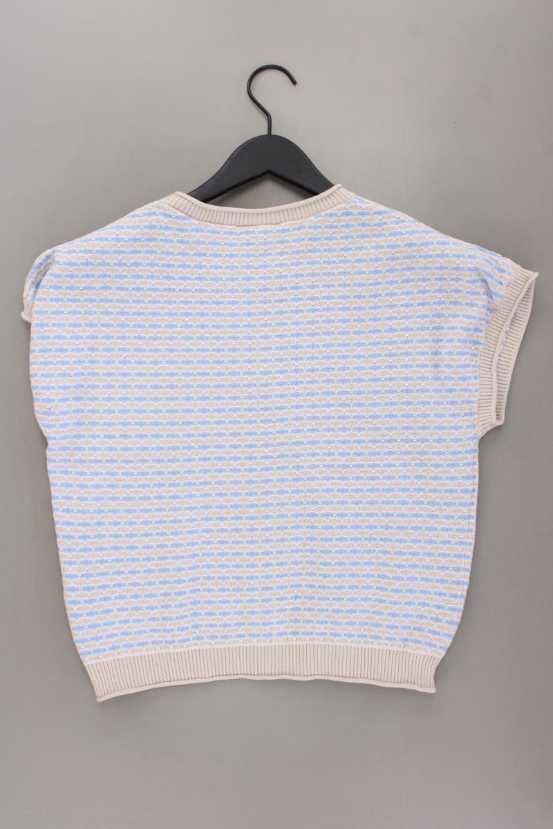 Free/Quent Strickshirt Gr. XS Kurzarm blau aus Baumwolle