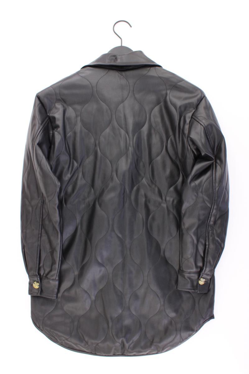 Vero Moda Steppjacke Lederoptik Gr. XS neuwertig schwarz aus Polyester