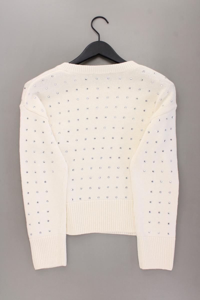 Oui Feinstrickpullover Gr. 38 neuwertig creme aus Baumwolle