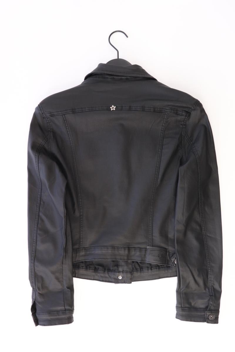 Place du Jour Übergangsjacke Gr. 40 schwarz aus Baumwolle