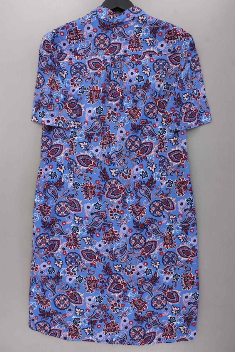 Smith & Soul Kurzarmkleid Gr. S mit Paisleymuster blau aus Viskose