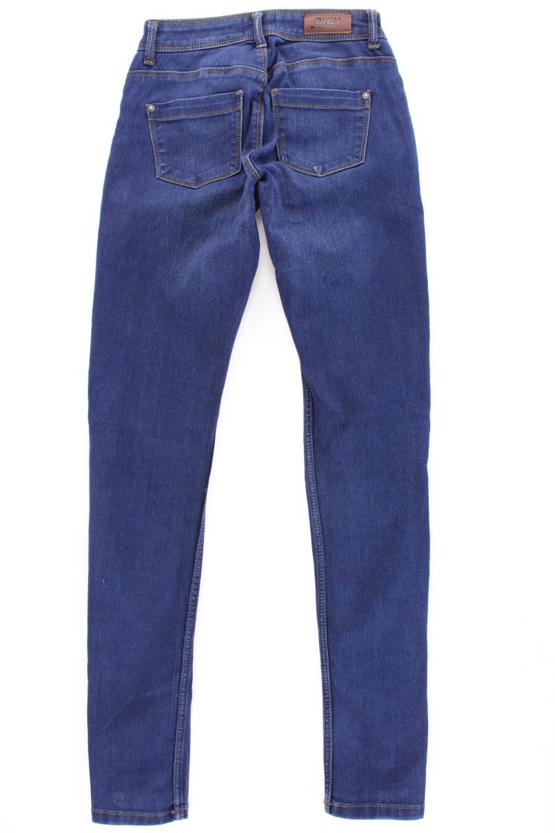 Skinny Jeans Gr. XS/L34 blau