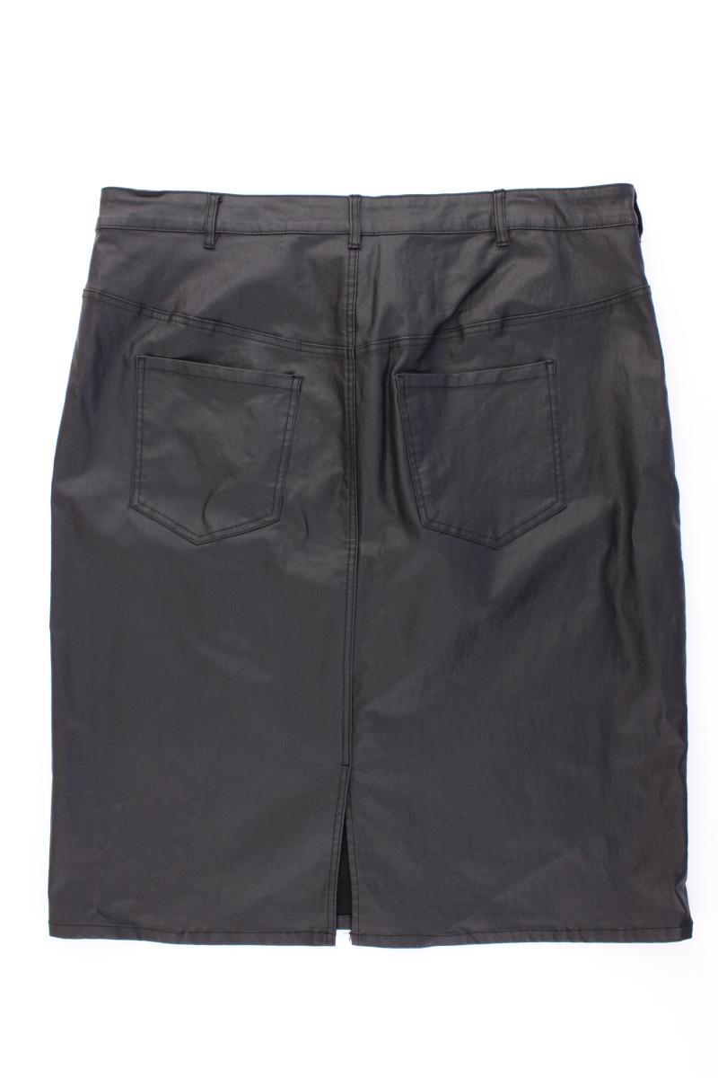 Zizzi Kunstlederrock Gr. 50 schwarz