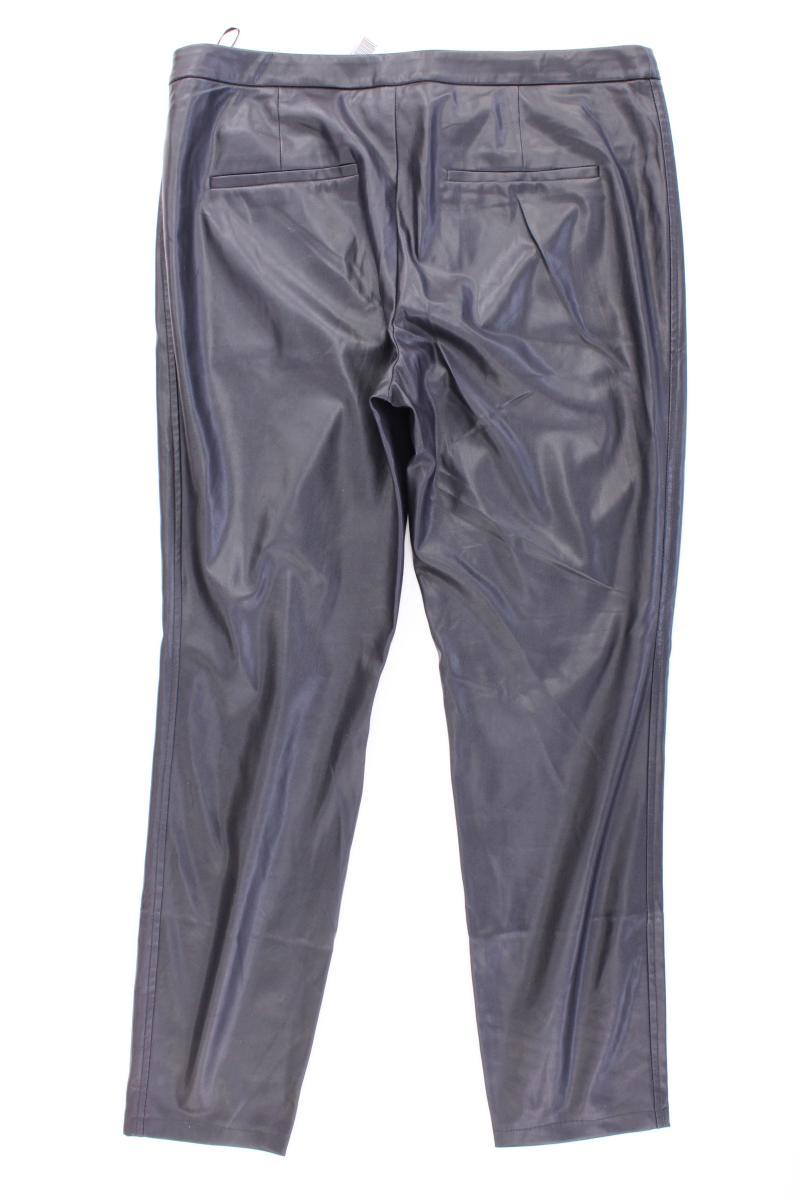 comma, Kunstlederhose Gr. 42 schwarz aus Polyester