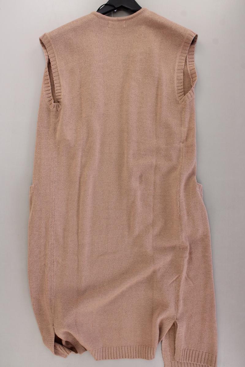 Jacqueline de Yong Strickweste Gr. S braun aus Polyacryl
