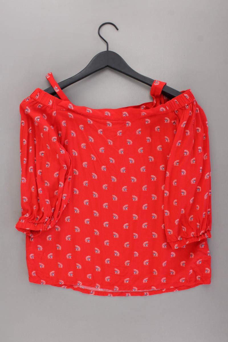 edc by Esprit Classic Bluse Gr. S 3/4 Ärmel rot aus Viskose