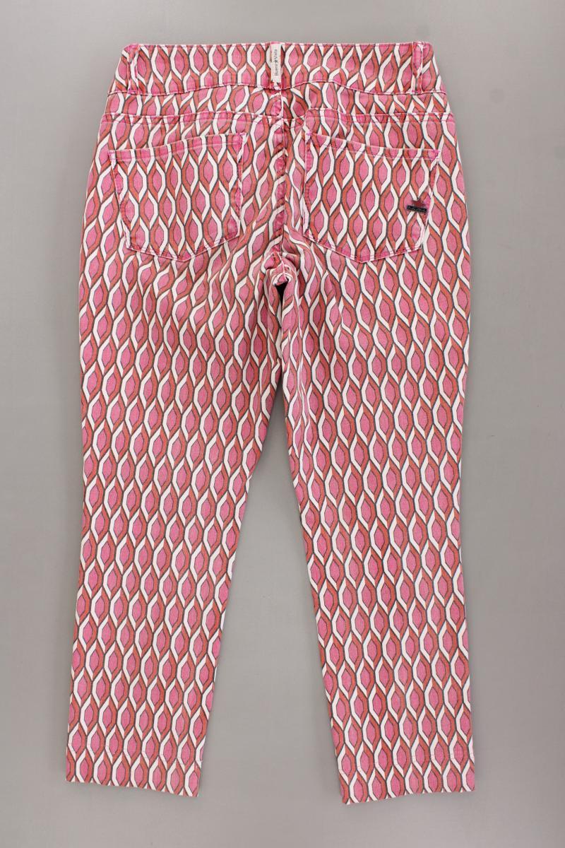 Buena Vista 7/8 Hose Gr. M geometrisches Muster neuwertig rot aus Baumwolle