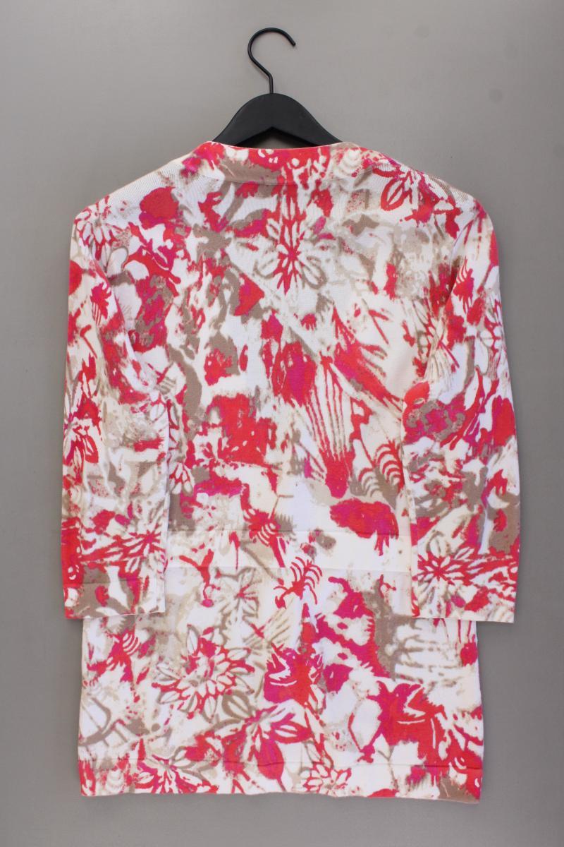Hauber Strickjacke Gr. 42 3/4 Ärmel mehrfarbig aus Baumwolle
