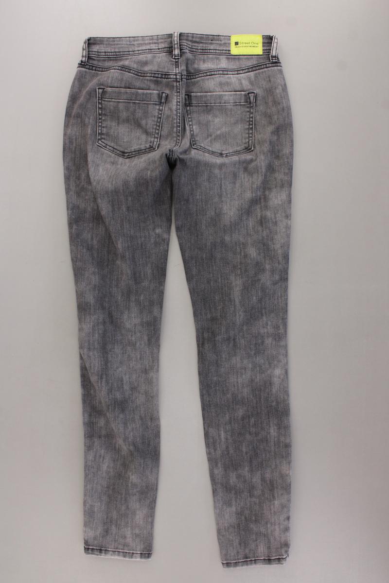 Street One Regular Jeans Gr. W26/L32 Modell York grau aus Baumwolle