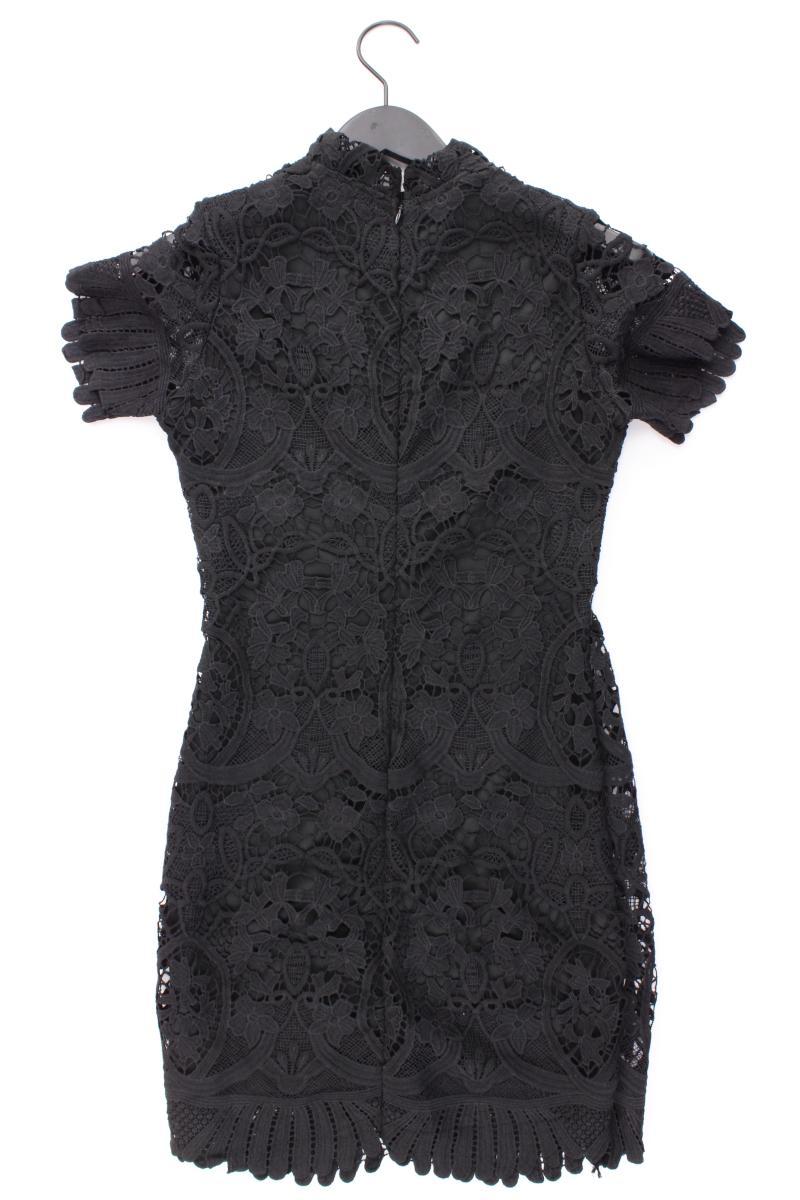 Girl In Mind Spitzenkleid Gr. UK 8 (XS) Kurzarm schwarz aus Polyester