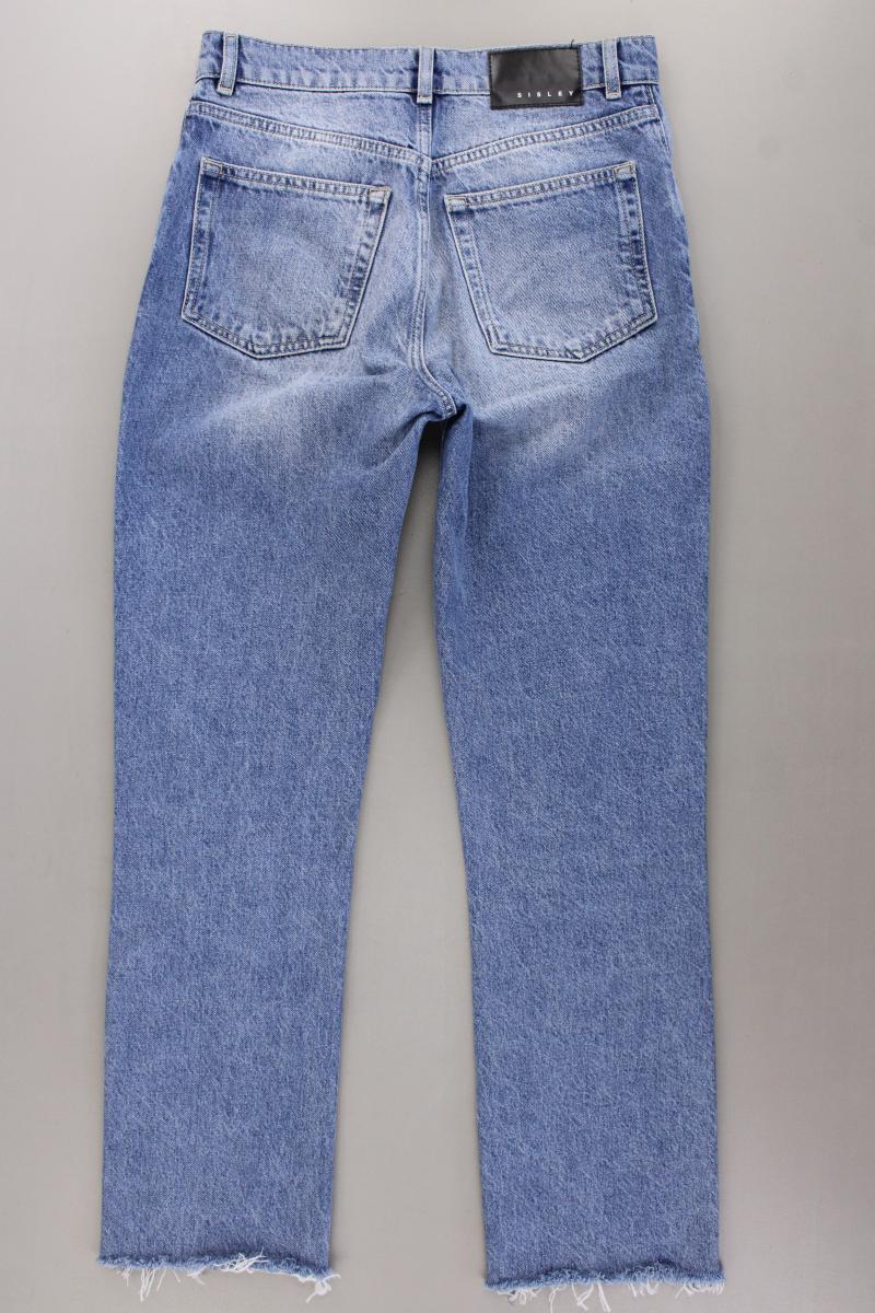 Sisley Straight Jeans Gr. W26 neuwertig blau aus Baumwolle