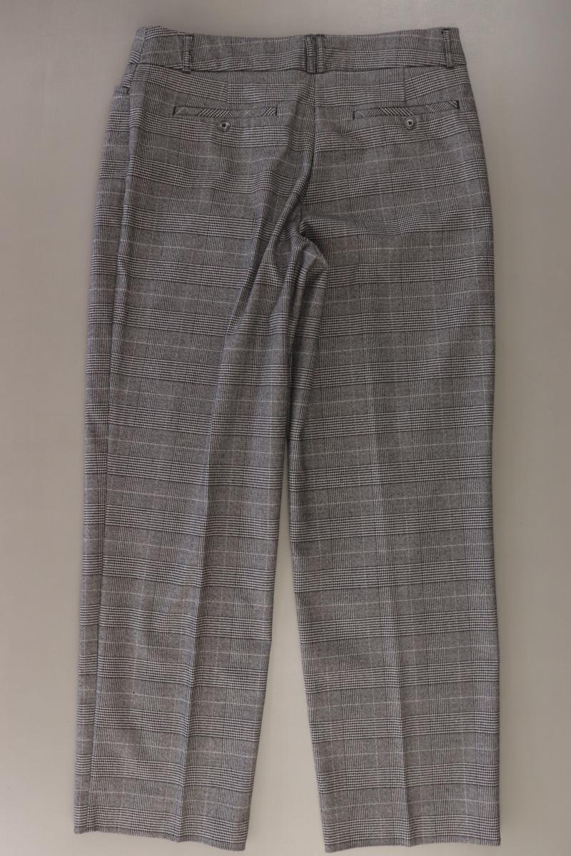 Adagio Stoffhose Gr. 42 kariert grau aus Polyester
