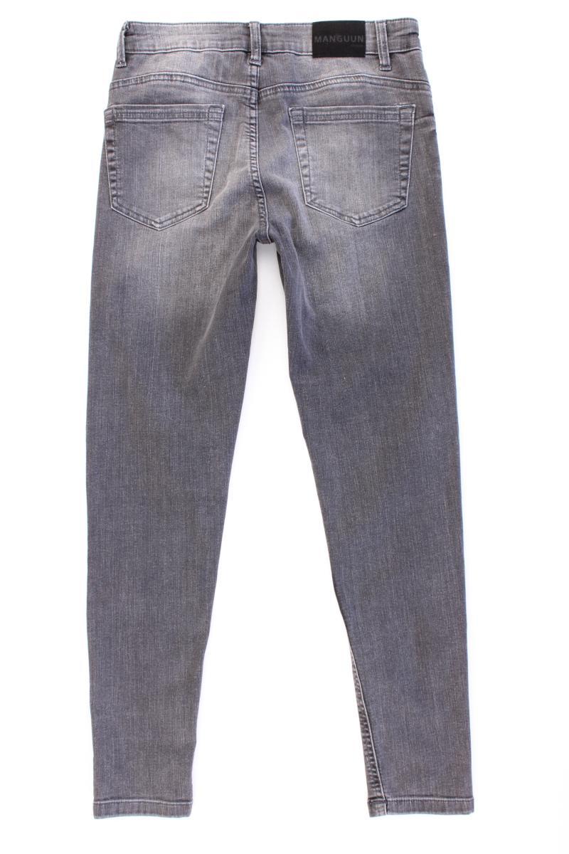 Manguun Skinny Jeans Gr. w28/L32 grau aus Baumwolle