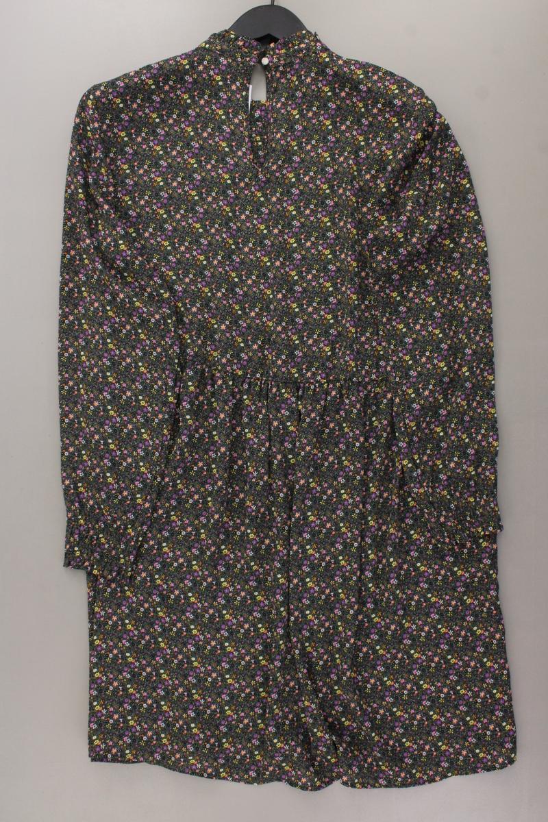 Jacqueline de Yong Langarmkleid Gr. 40 mit Blumenmuster mehrfarbig aus Polyester