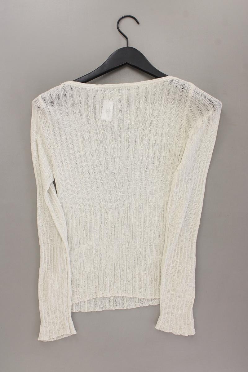 United Colors of Benetton Longsleeve-Shirt Gr. S Langarm creme aus Viskose
