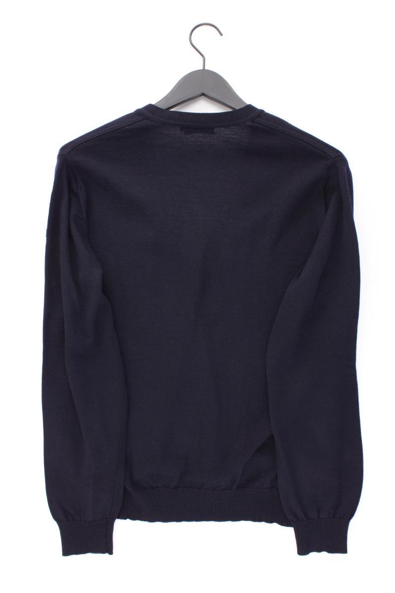 MAERZ München Strickjacke für Herren Gr. 52 Langarm blau aus Wolle