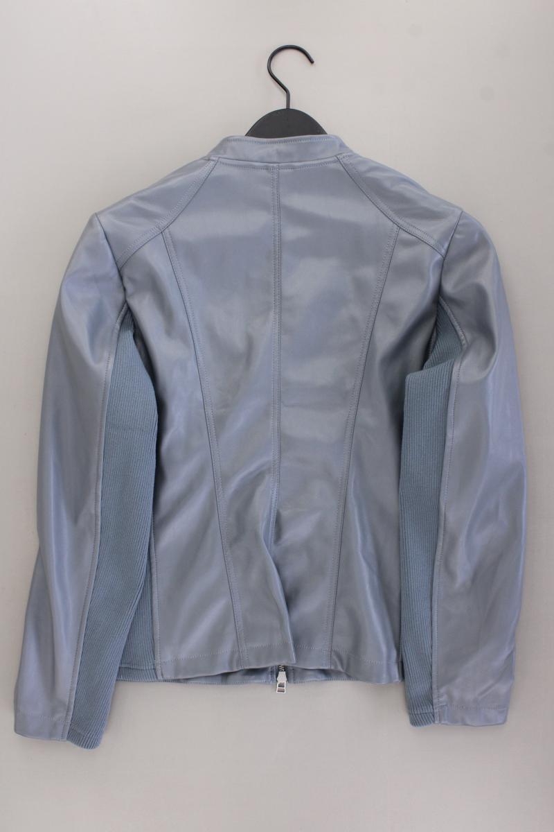 VA Milano Kunstlederjacke Gr. 46 blau aus Polyester