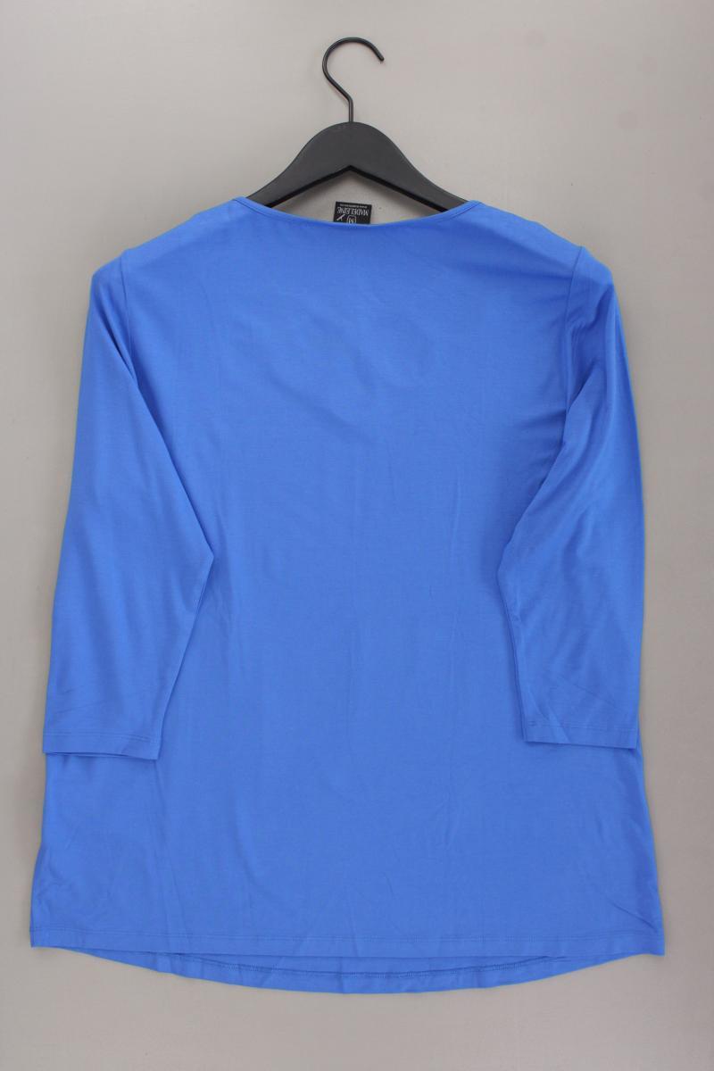 Madeleine Classic Shirt Gr. 46 3/4 Ärmel blau aus Viskose