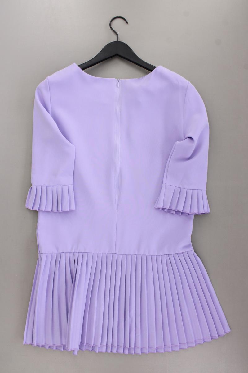 New Collection Plisséekleid Gr. M neuwertig 3/4 Ärmel lila aus Polyester