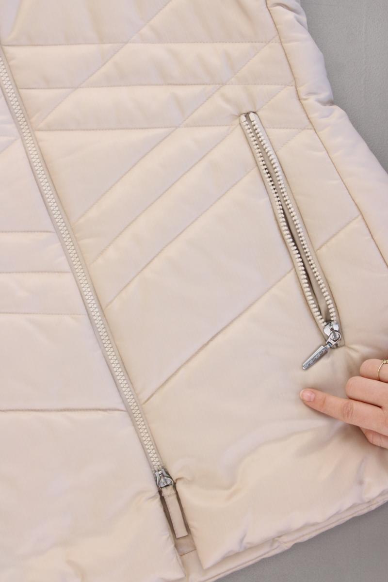 Airfield Winterjacke Gr. 38 creme aus Polyester
