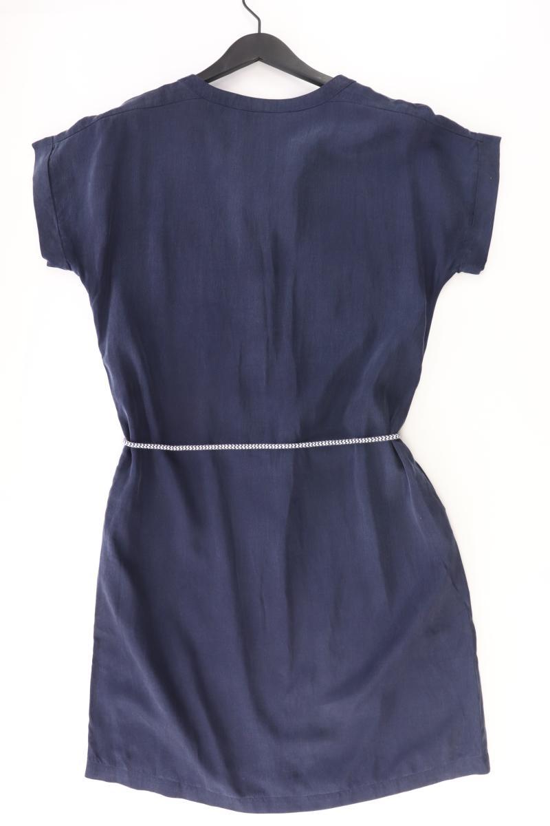 Expresso Kurzarmkleid Gr. 38 blau aus Baumwolle