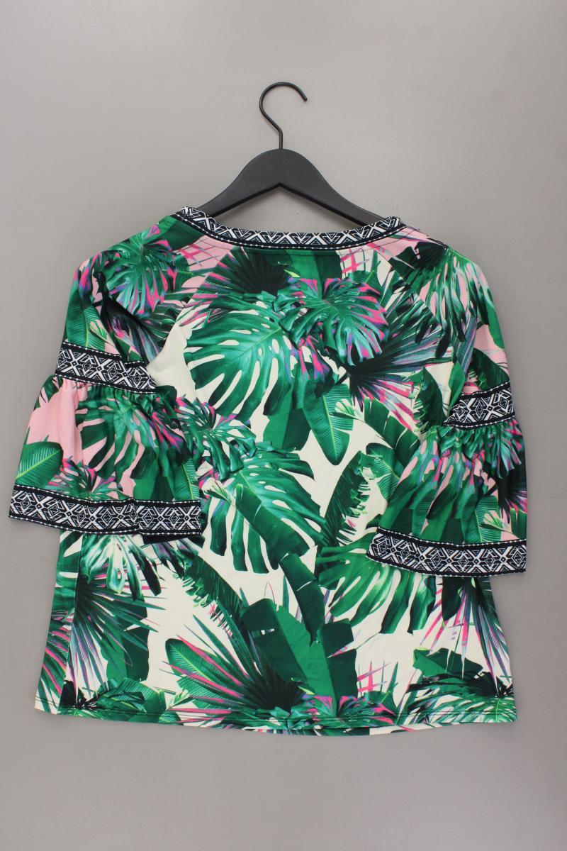rick cardona Printshirt Gr. 38 neuwertig 3/4 Ärmel grün aus Polyester