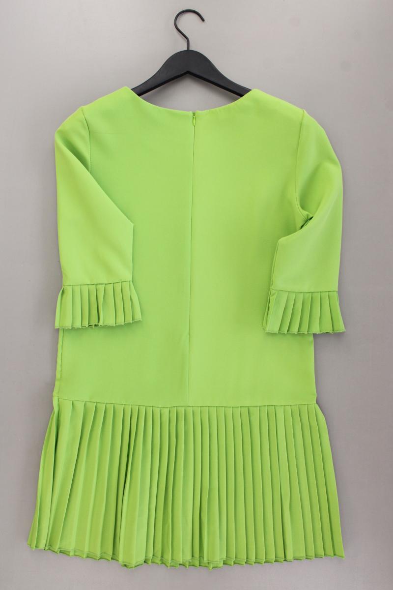 New Collection Plisséekleid Gr. M neuwertig 3/4 Ärmel grün aus Polyester