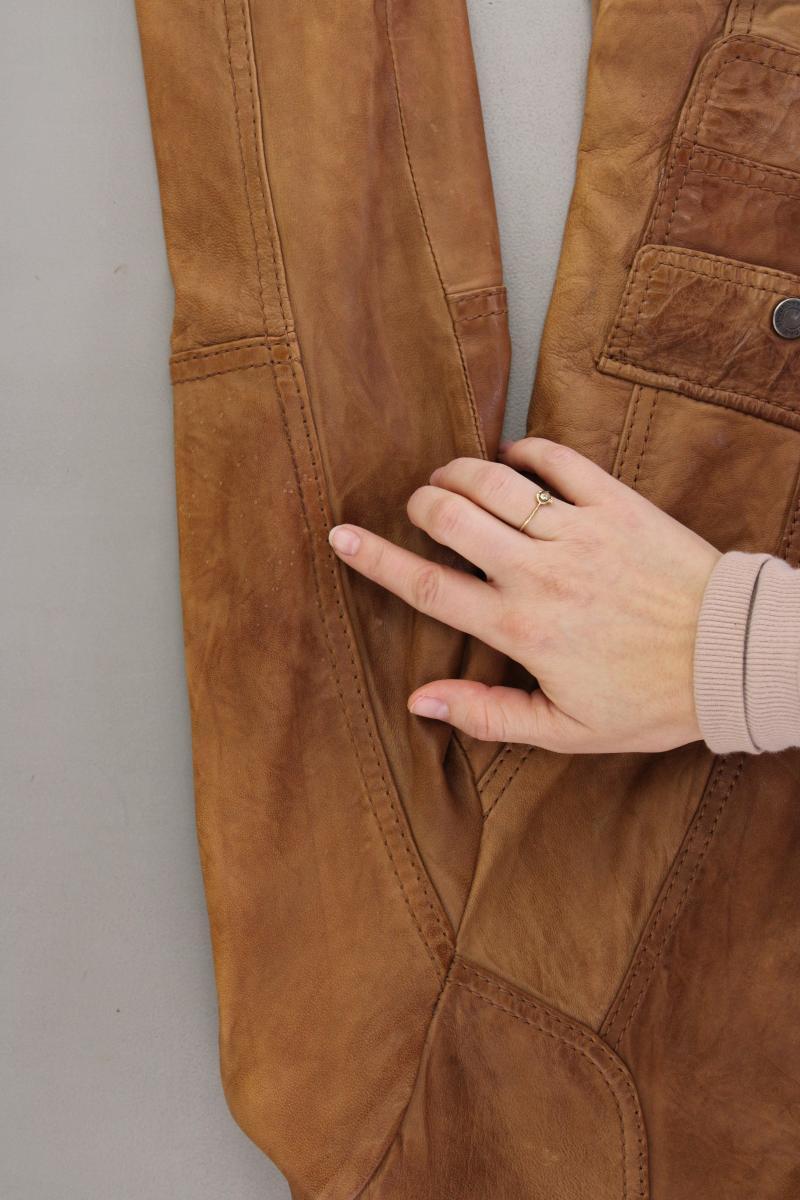 Street One Lederjacke Gr. 40 braun
