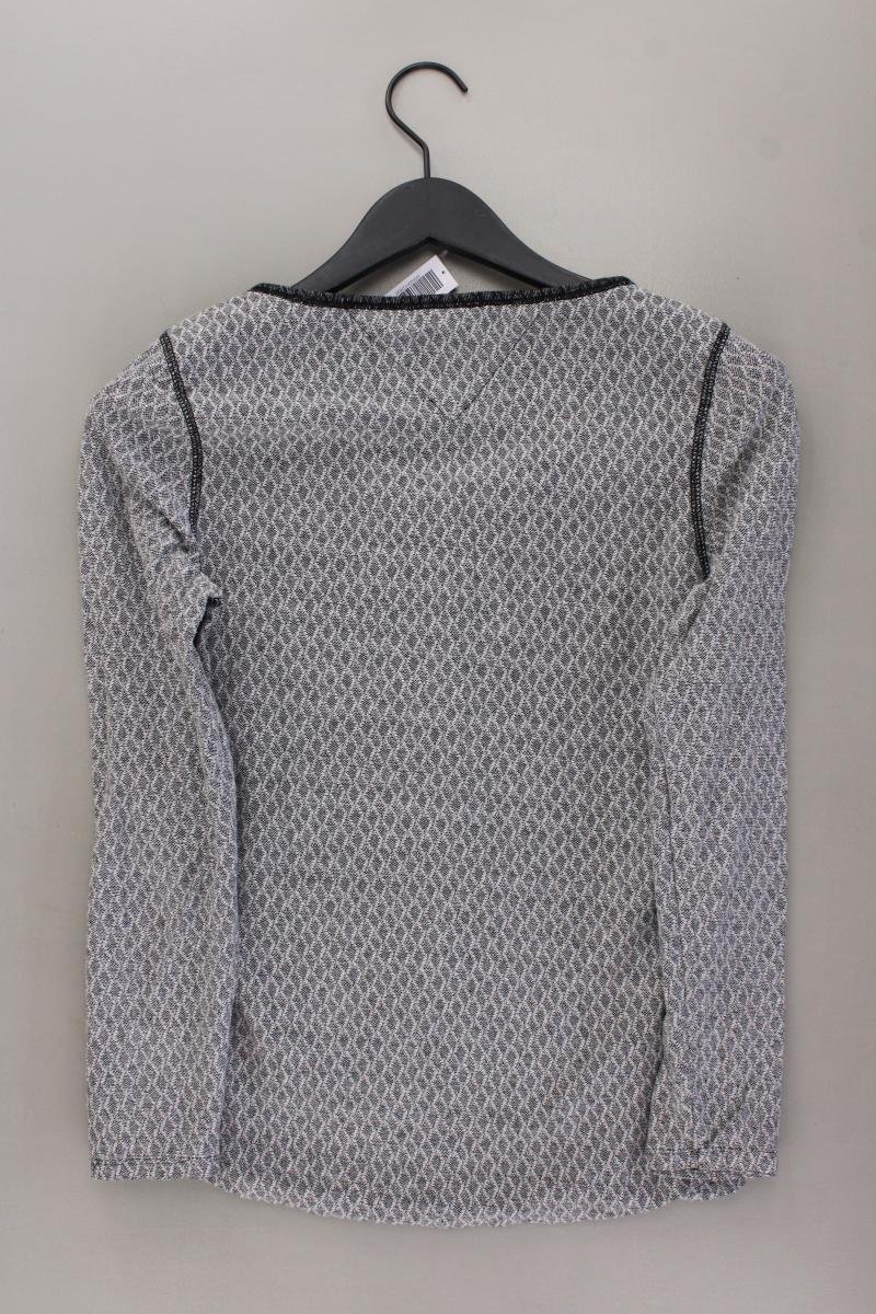 Hilfiger Denim Longsleeve-Shirt Gr. M Langarm grau aus Baumwolle