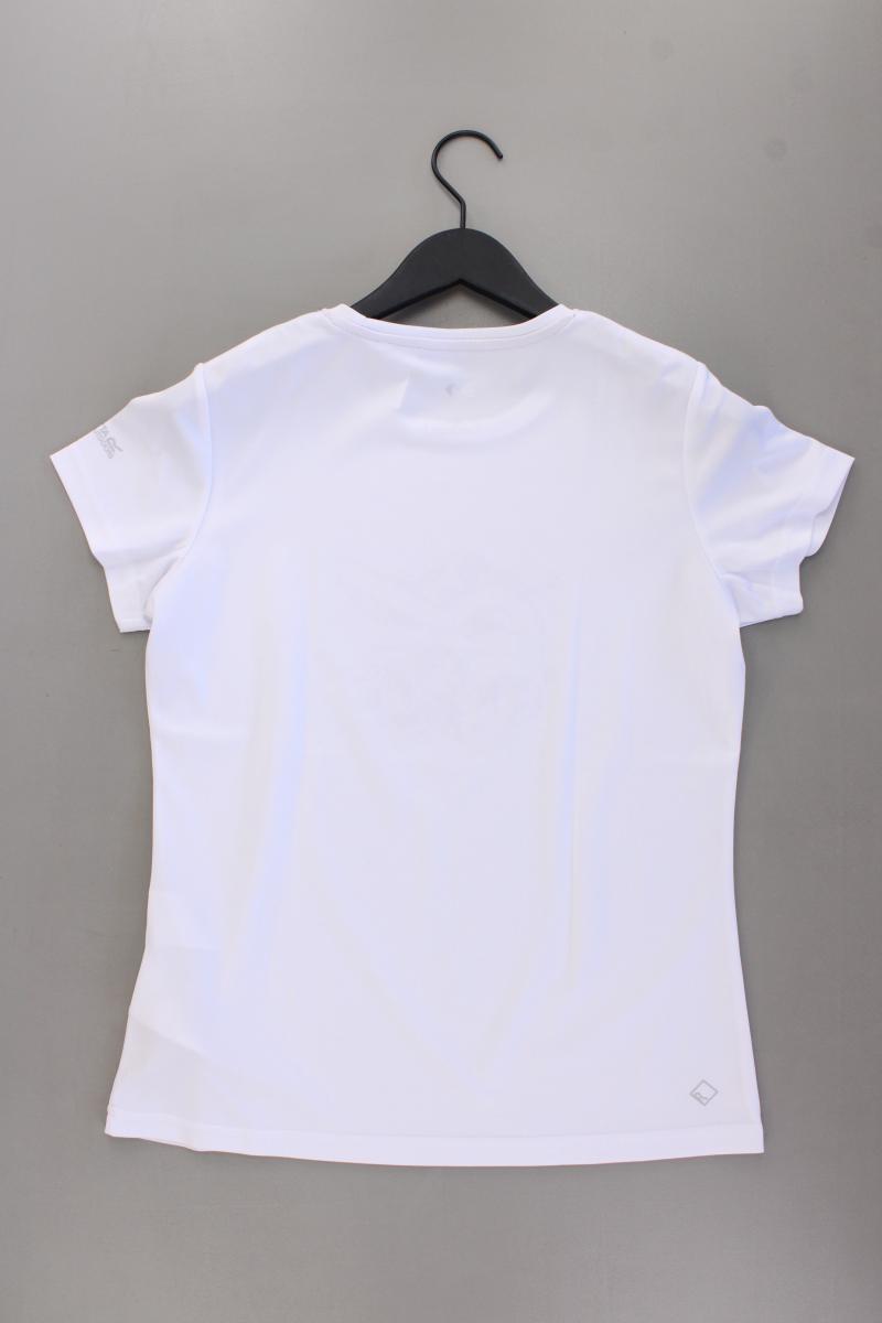 Regatta Printshirt Gr. 40 neuwertig Kurzarm weiß aus Polyester