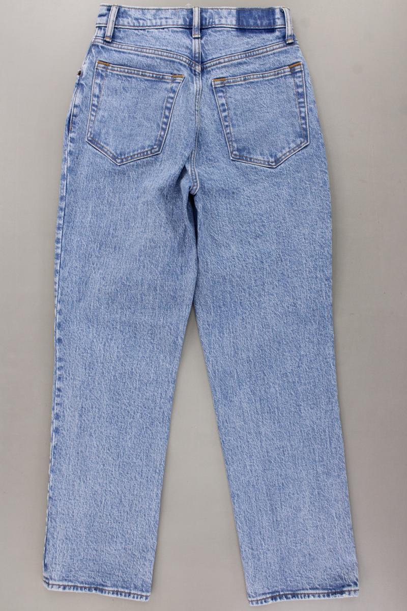 Abercrombie & Fitch The 90's Straight Jeans Gr. W26 blau aus Baumwolle