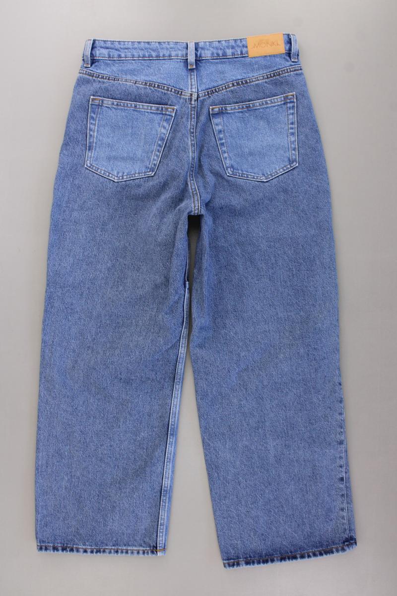 Monki 7/8 Jeans Gr. W28 blau aus Baumwolle